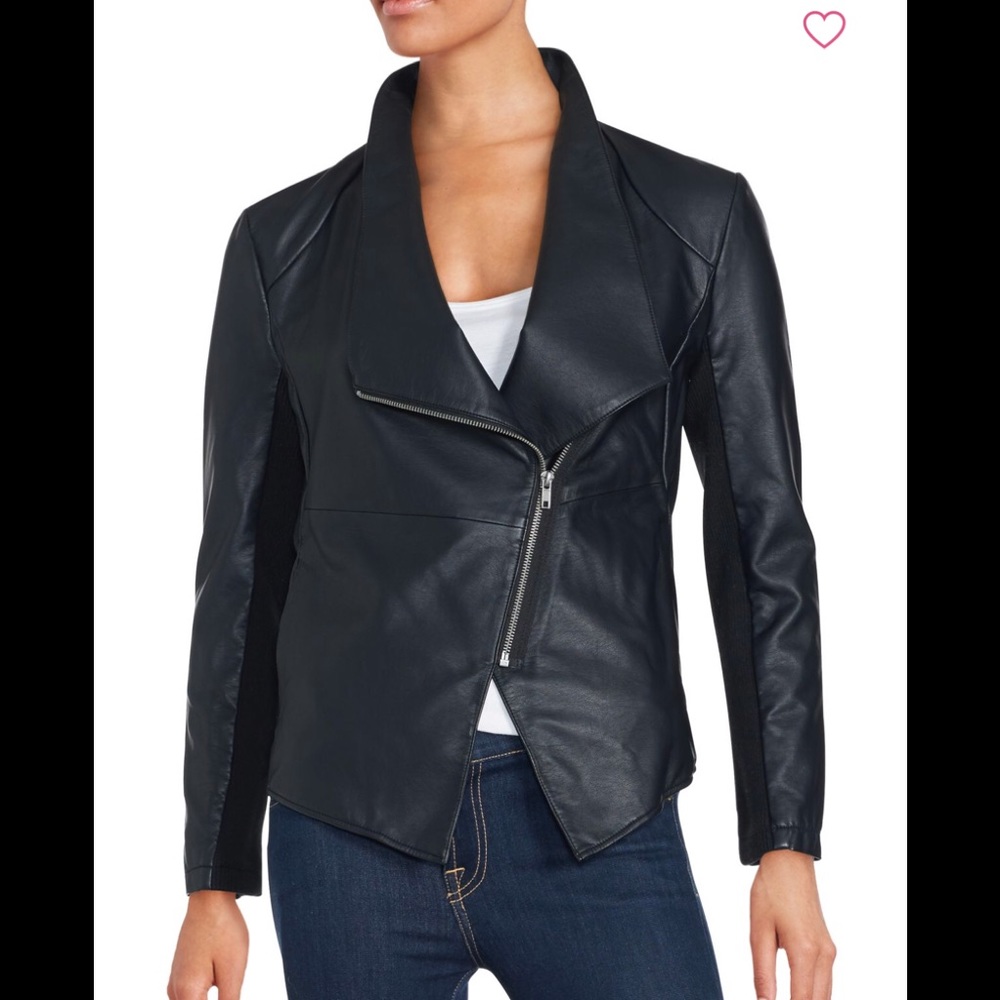 Saks Off 5th vegan leather jacket